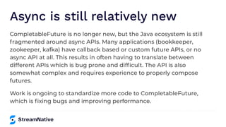 Async is still relatively new
 