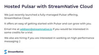 Hosted Pulsar with StreamNative Cloud
 