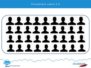 C l i c k t o e d i t
The Cloud Specialists
C l o u d s t a c k u s e r s 3 . 0
 