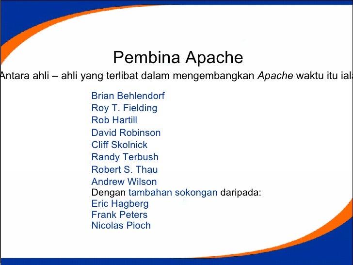 Apache Server Web (Malay)