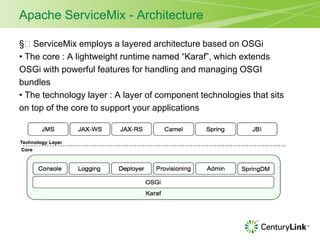 Servicemix Component Apache servicemix1 | PPTX