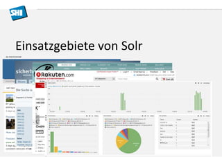 Einsatzgebiete von Solr 
 