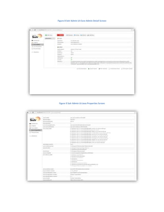 Figure 8 Solr Admin UI-Core Admin Detail Screen
Figure 9 Solr Admin UI-Java Properties Screen
 