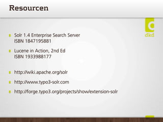Apache Solr und TYPO3 @  Frankfurt PHP usergroup 2011-01