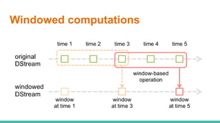 Windowed computations
 