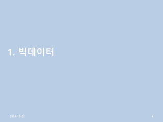 1. 빅데이터
2016-12-22 4
 