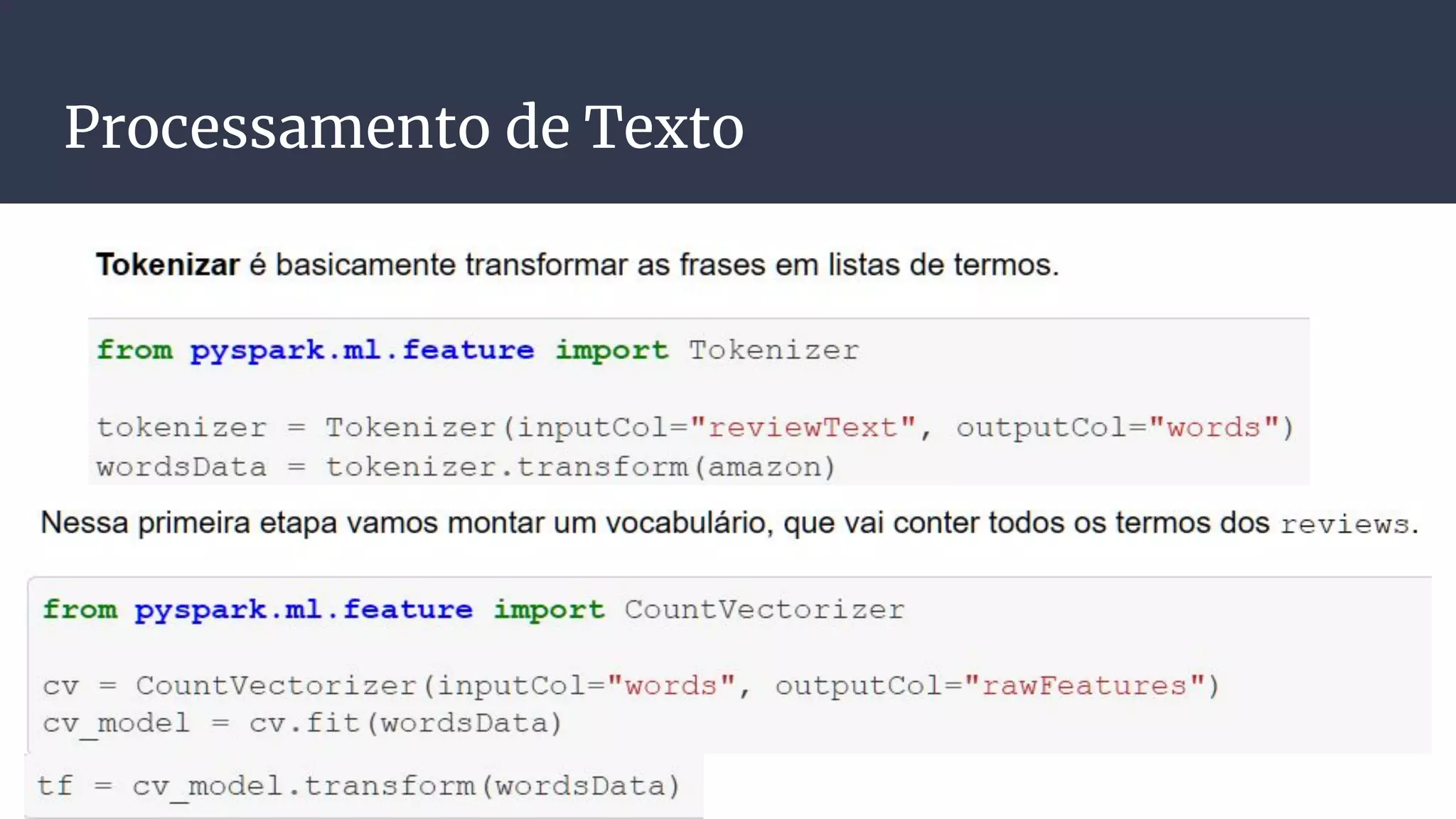 Processamento de Texto
 