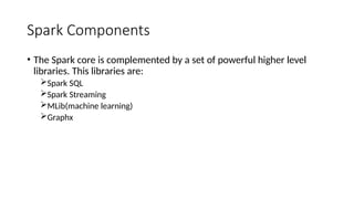 Apache Spark.pptx, It is do describe spark software | PPTX