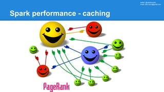 twitter: @rabbitonweb,
email: paul.szulc@gmail.com
Spark performance - caching
 