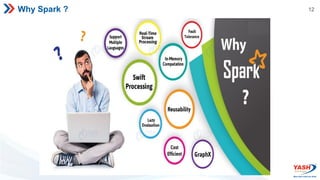 12
Why Spark ?
 