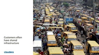23© Cloudera, Inc. All rights reserved.
Customers often
have shared
infrastructure
Courtesy of: https://radioglobalistic.files.wordpress.com/2011/02/lagos-traffic.jpg
 