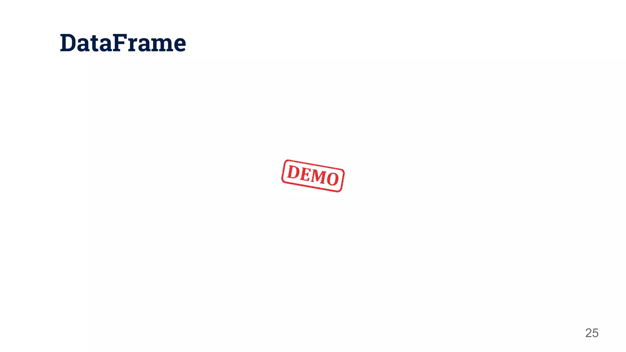 DataFrame 25 