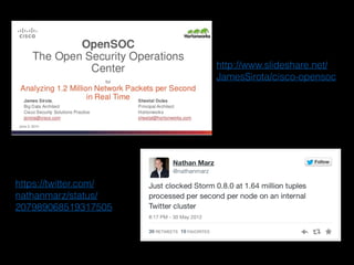 Performance
“The main reason cited by Tathagata for Spark's
performance gain over Storm is the aggregation of
small records that occurs through the mechanics
of RDDs.”
http://www.cs.duke.edu/~kmoses/cps516/dstream.html
In other words: Micro-Batching
 