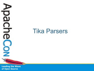 Tika Parsers
 