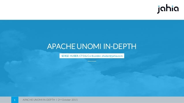 apache unomi project in depth depth i