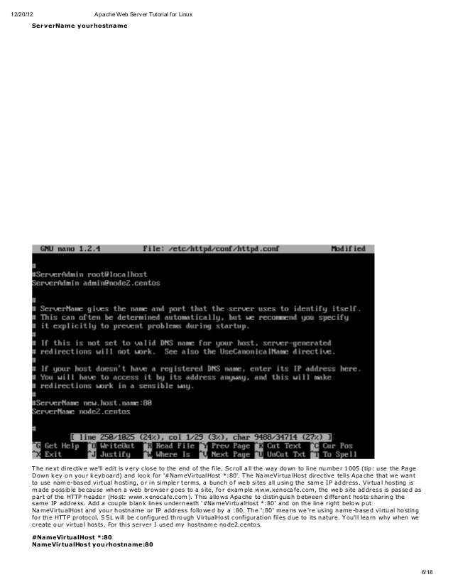 apache server tutorial apache server tutorial