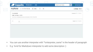 A gentle intro of Apache zeppelin | PDF