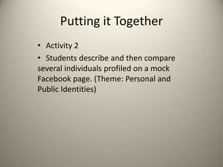 Key Revisions to the AP ExamNew types of Multiple Choice itemsFor texts that are interpersonal in nature (letters, interviews, promotional pieces): What would an appropriate reply to X be?How does what X says/writes relate to what something Y has said/written? (agreement, contradiction, support, elaboration)