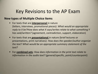 Criteria for selection are comprehensibility (accent, pace, minimal background noise/overlap) and relevance to a course theme and to a topic that could interest students.