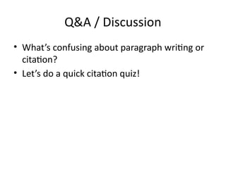 Confusing Paragraph Mastering Academic Paragraphs and APA Citation Techniques for Effective ...