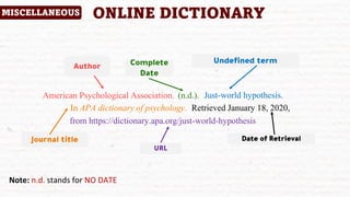 Retrieved Date APA Citation and Reference.pdf