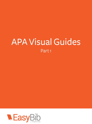 APA Visual Guides
Part1
 