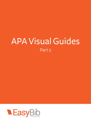 APA Visual Guides
Part2
 