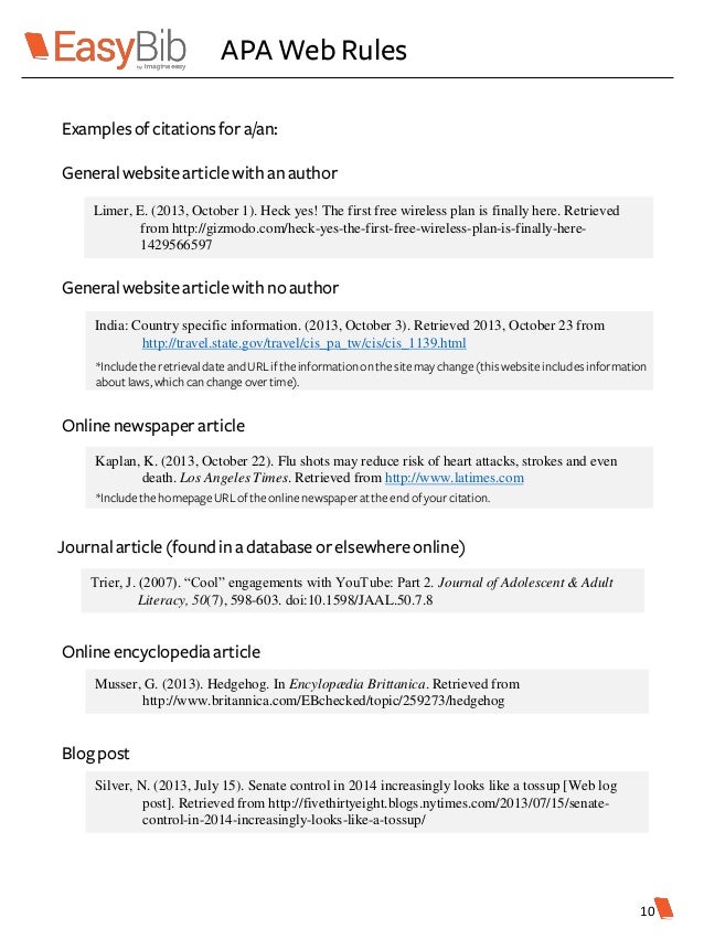 apa website citation example