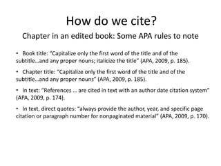  Use of an author's argument or line of thinking