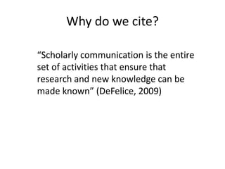  article format and presentation