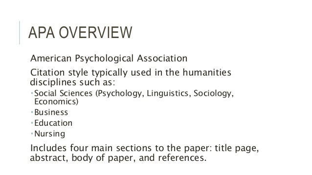 APA Citations APA Citations
