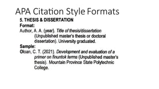 APA Citation StyleAPA Citation St .pptx