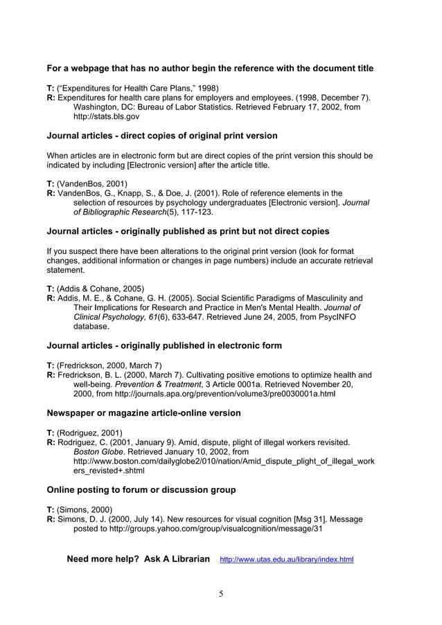 Apa citation system | PDF | Educational Assessment | Education