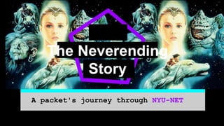 A packet's journey through NYU-NET
The Neverending
Story
 