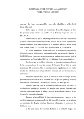 La Suprema Corte rechazó APA contra el Tribunal de Cuentas | PDF