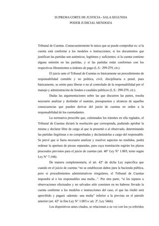 La Suprema Corte rechazó APA contra el Tribunal de Cuentas | PDF