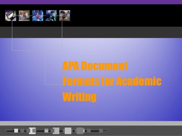 apa document format for academic writing apa document format