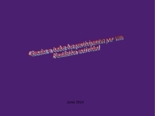 Junio 2014
 