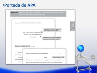 •Portada de APA
 