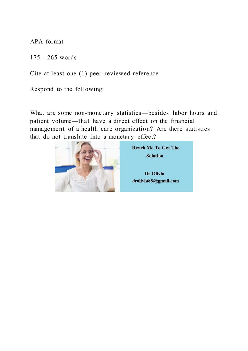 APA format175 265 wordsCite at least one (1) peerreviewed PDF