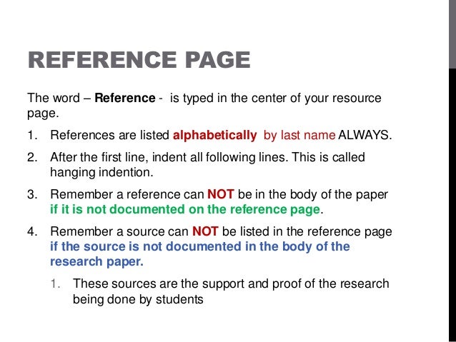 Apa format style power point