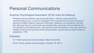 Apa Formatting | PPTX