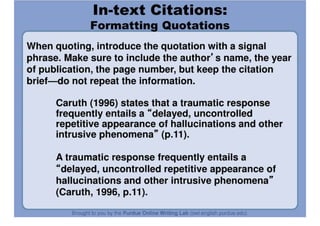 APA Formatting And Style Guide