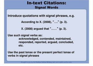 APA Formatting And Style Guide