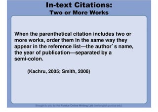 APA Formatting And Style Guide