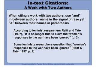 APA Formatting And Style Guide