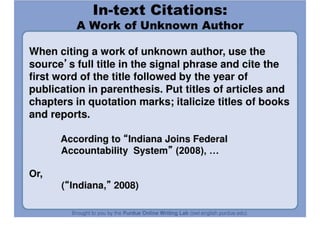 APA Formatting And Style Guide