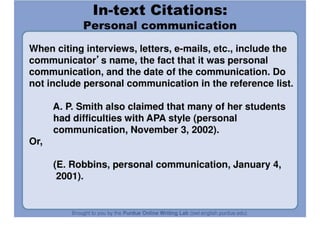 APA Formatting And Style Guide
