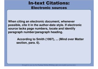 APA Formatting And Style Guide