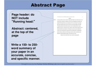 APA Formatting And Style Guide